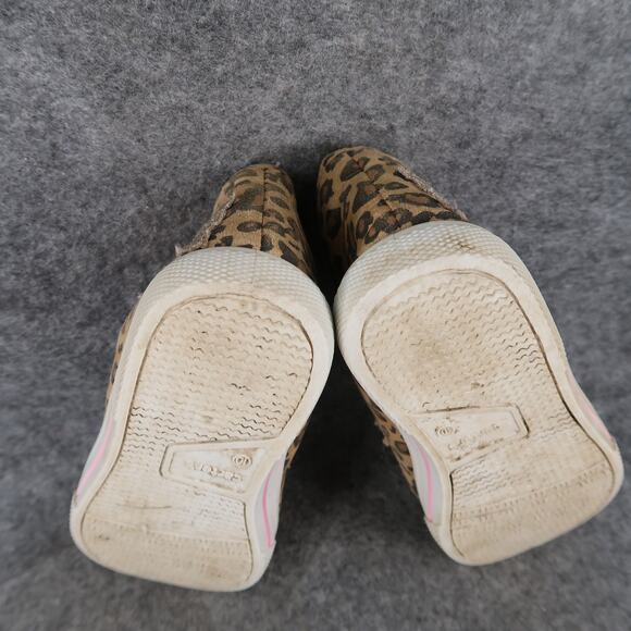 Carters Shoes Kids Toddler 10 Sneaker High Top Double Strap Animal Print Glitter - Picture 10 of 11